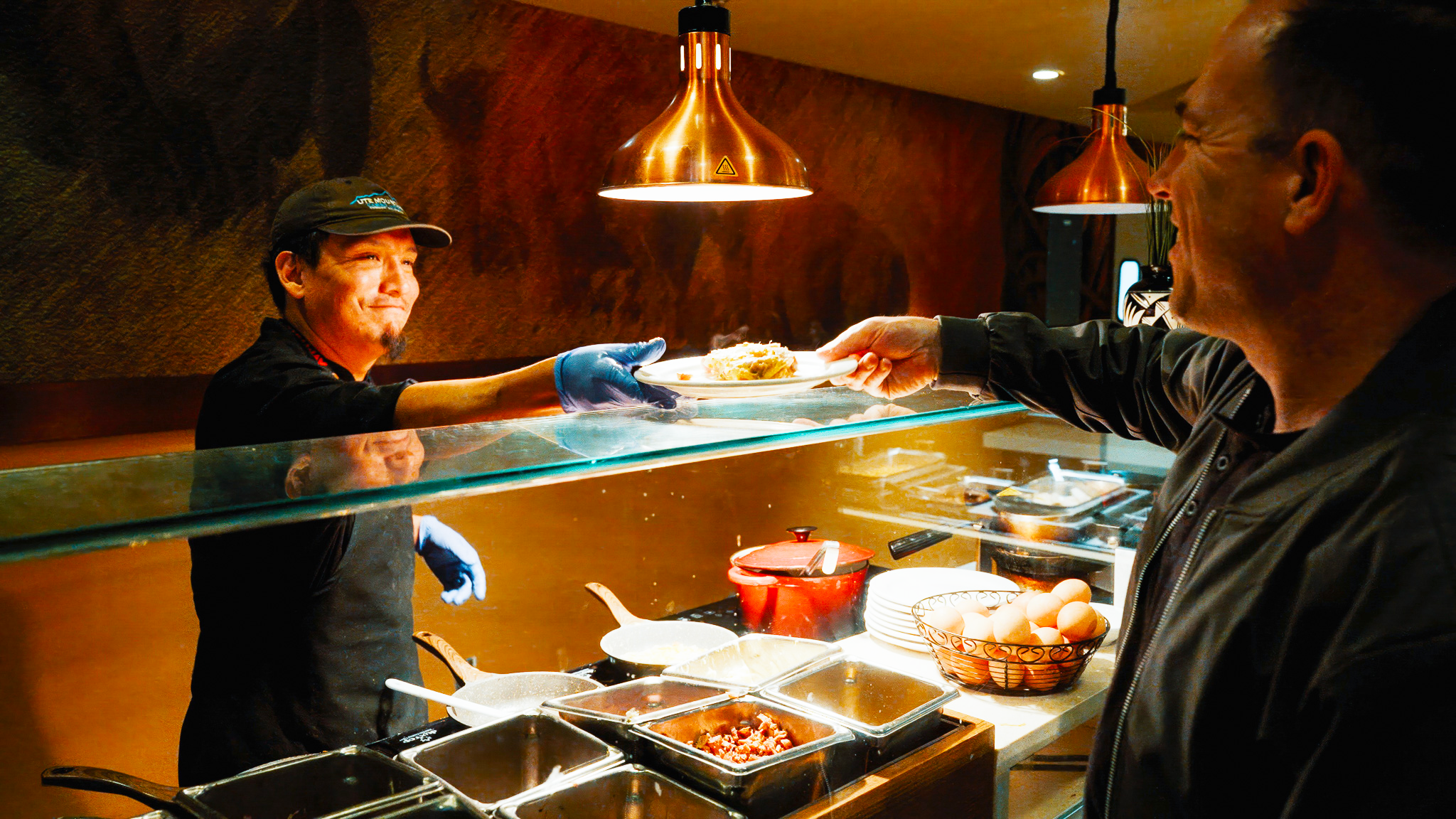 Kuchu's breakfast buffet